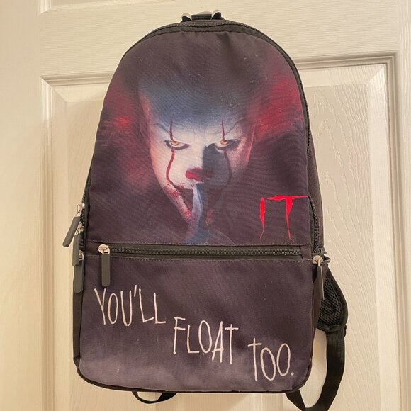 IT the movie Full Size Pennywise Back Pack Book Bag You'll Float Too - Picture 4 of 5
